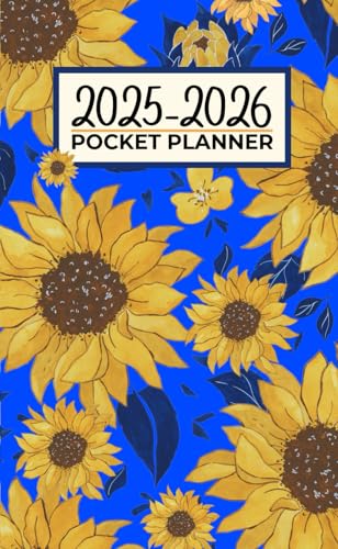 2025-2026 Pocket Planner: A Mini 2-Year Calendar Book for Your Purse, Keeping You Organized and Stylish | An Elegant 24-Month Appointment Book with Holidays and a Beautiful Sunflower Cover Design image 2
