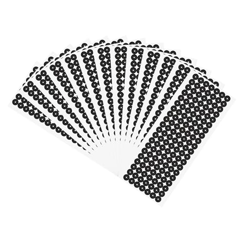 QUARKZMAN 2100 Stück 3D-Scanner-Marker 1mm für 3D-Scanner, 3D-Tracking-Dots-Referenzpunktmelder, 3D-Ziel, diffuse Reflexionsmarker für 3D-Scanner und optisches Tracking