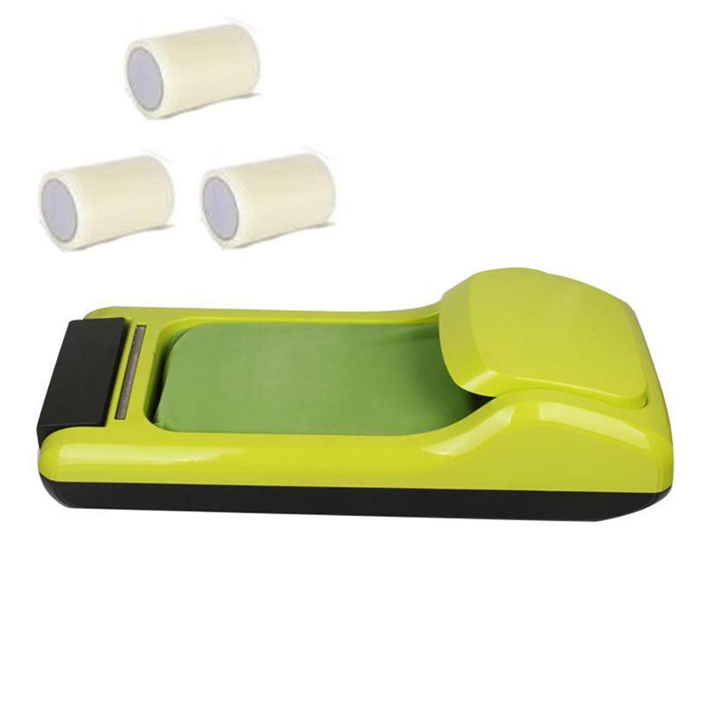 MRKU Dispensador automático de cubrezapatos, dispensador de Film para Interiores y oficinas.