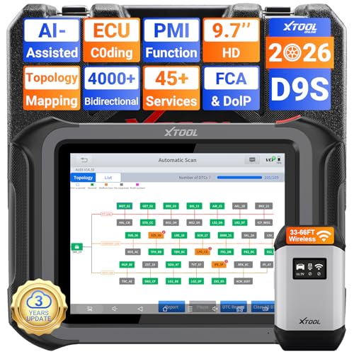 XTOOL D9S Topology Mapping Scanner