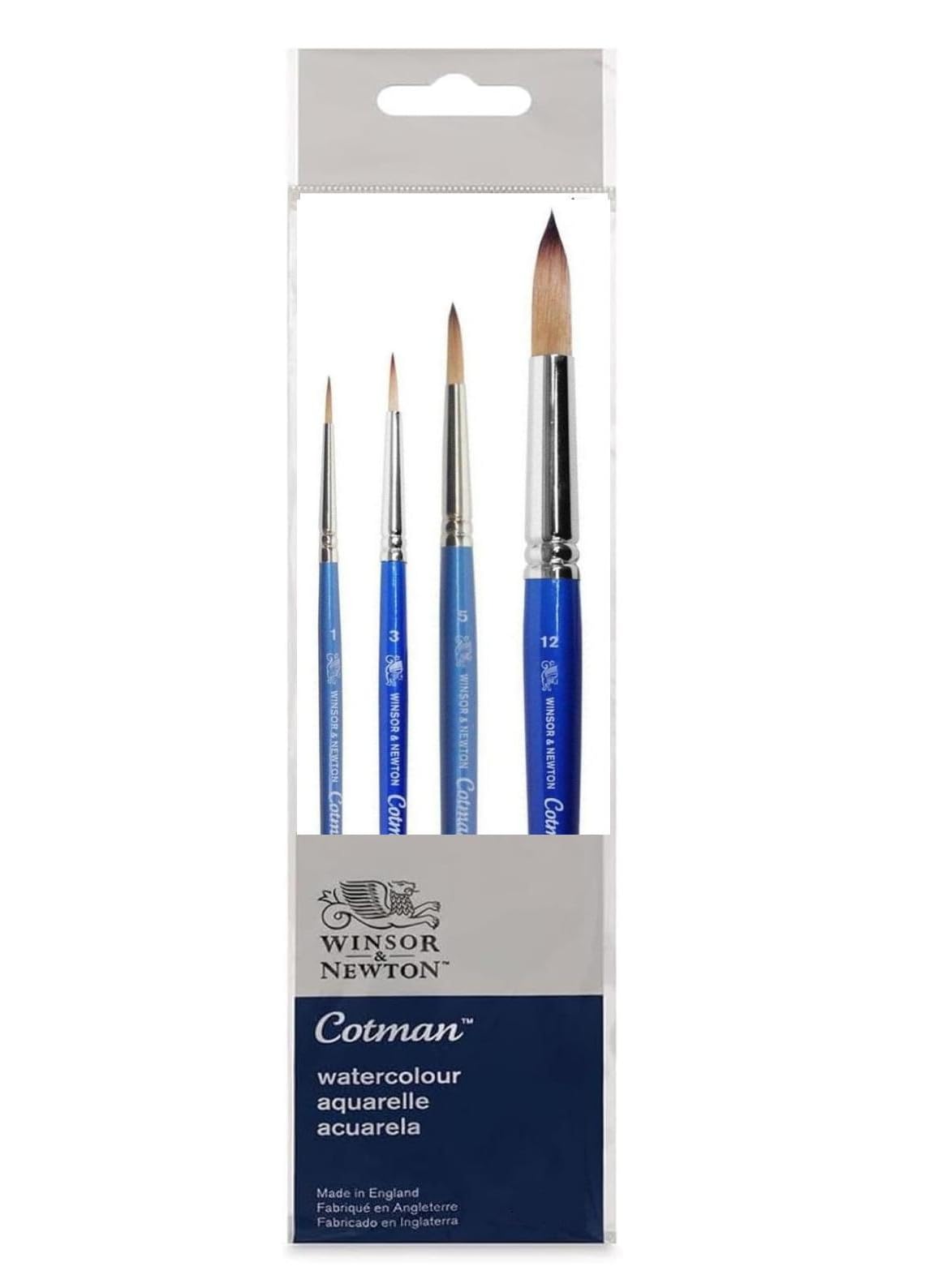 Pinceau aquarelle Winsor & Newton Serie 111 à manche court pour artistes exigeants
