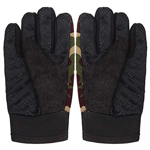 image for Pimoys Kids Sport Gloves,Kids Full Long Finger Cycling Gloves Breathab