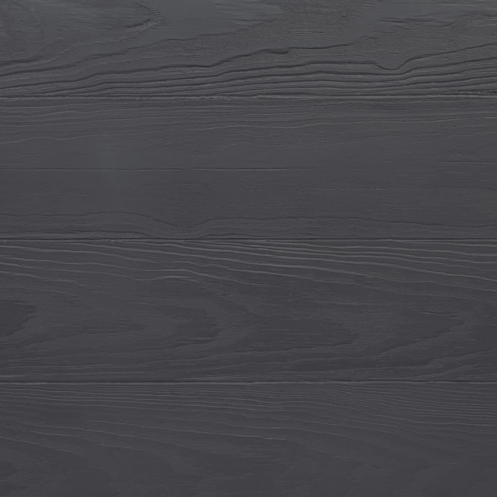Kreher® XL Pflanzkasten Pflanzkübel Übertopf 'Eco Wood' in verschiedenen Größen. Tolle Holz Optik in Anthrazit! Aus robustem, recyceltem Kunststoff. (1, 40x40x60 cm)