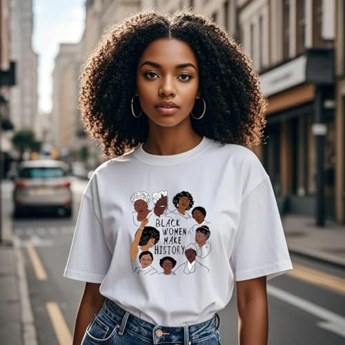 Image of Black History Shirts Black Graphic tees for Men and Women, Magic Fashion Afro American Natural Hair Vintage Melanin T-Shirts