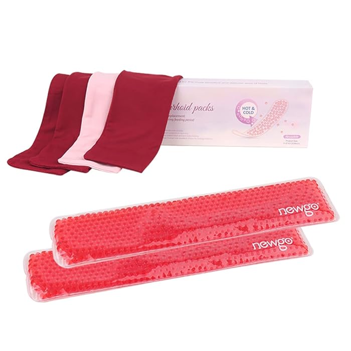 Buy NEWGO Perineal Ice Packs for Postpartum Reusable, 2 Pack Perineal