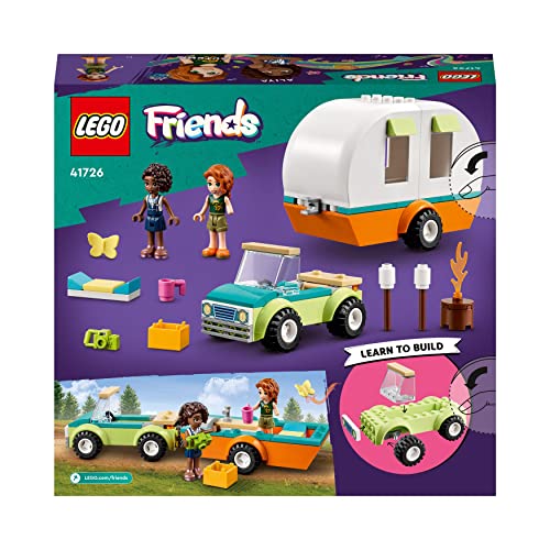 Friends Vacanza in Campeggio con Camper Giocattolo e Macchina, Giochi per Bambina e Bambino dai 4 Anni in su, Personaggi Serie 2023 41726 - Lego - Immagine 8