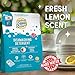 Lemi Shine Natural Dishwasher Detergent Pods + Dishwasher Cleaner 1 ct | All-In-One Powder & Gel Pods with Powerful Citric Acid | Eco Friendly Dish Wash Cleaning Supplies - 65 Count