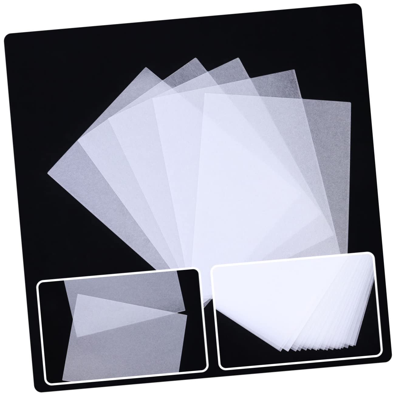 Gogogmee Blank Shrink Film Sheets 10pcs Frosted Heat Shrinkable Sheets for Boys and Marking House DIY Supply and Party Favors