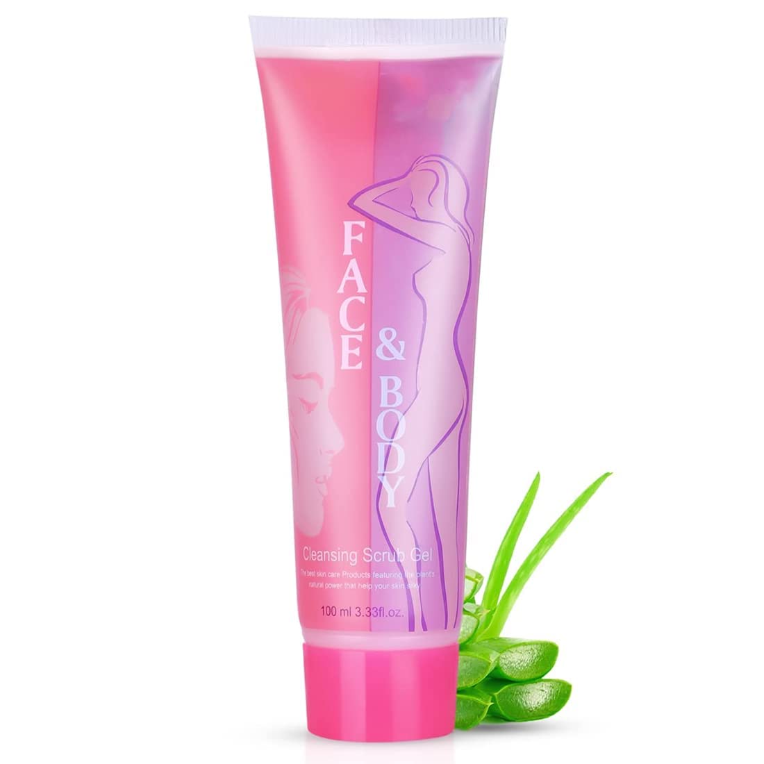 JB Aloevera Face & Body Cleansing Scrub Gel, (100ml)