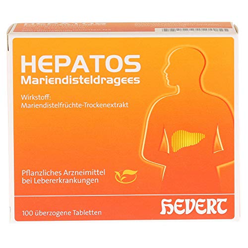 Preisvergleich Produktbild HEPATOS Mariendisteldragees 100 St