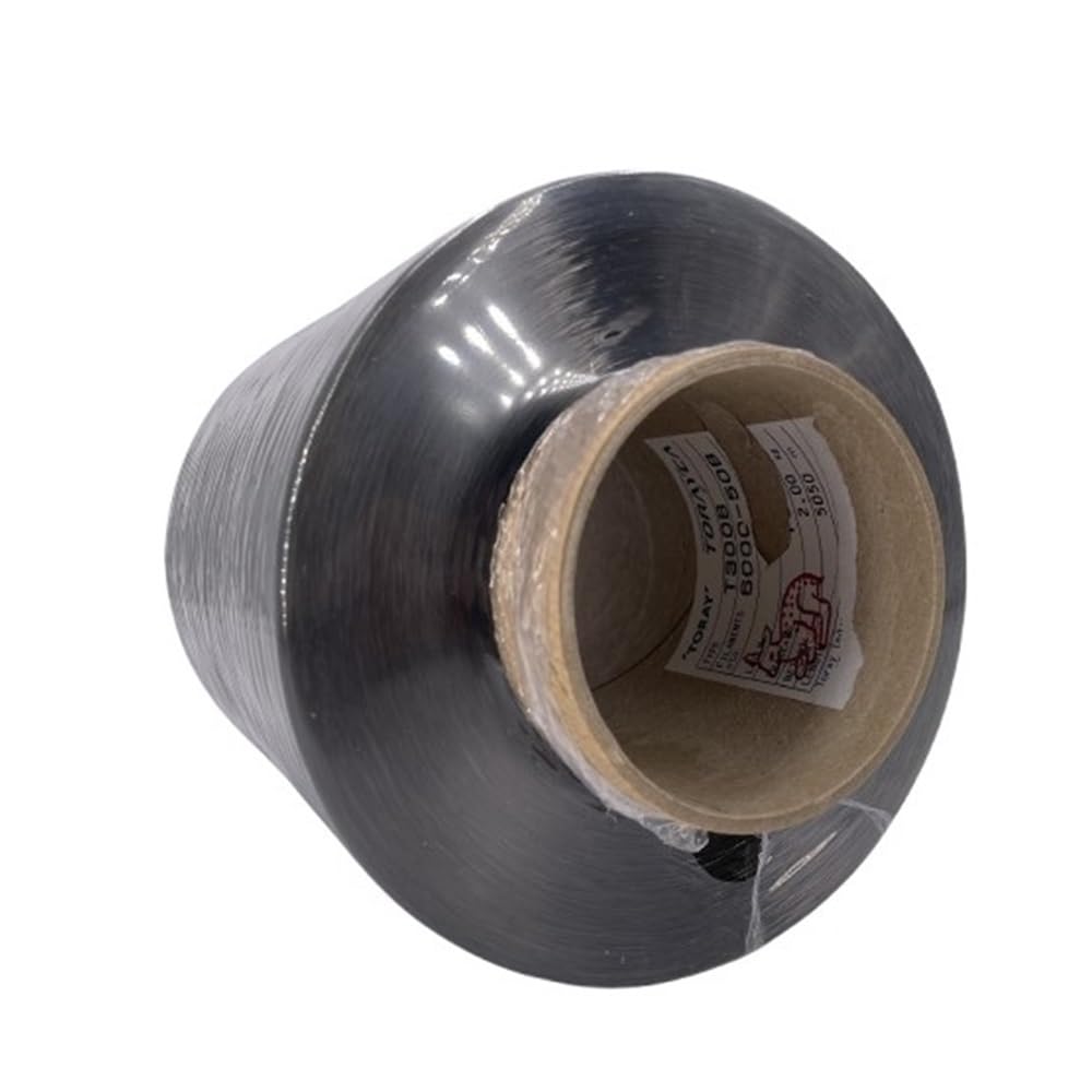 Hilo de filamento de Fibra de Carbono Continuo de 3K X 100M, Cinta de Hilo de filamento de 3500MPa, Remolque de Fibra de Carbono Negro de Alto módulo