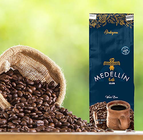 Organic Indigenous Colombian Coffee, Whole Bean, Medellin Cafe Club Llc (1 Lb.) #TOP27