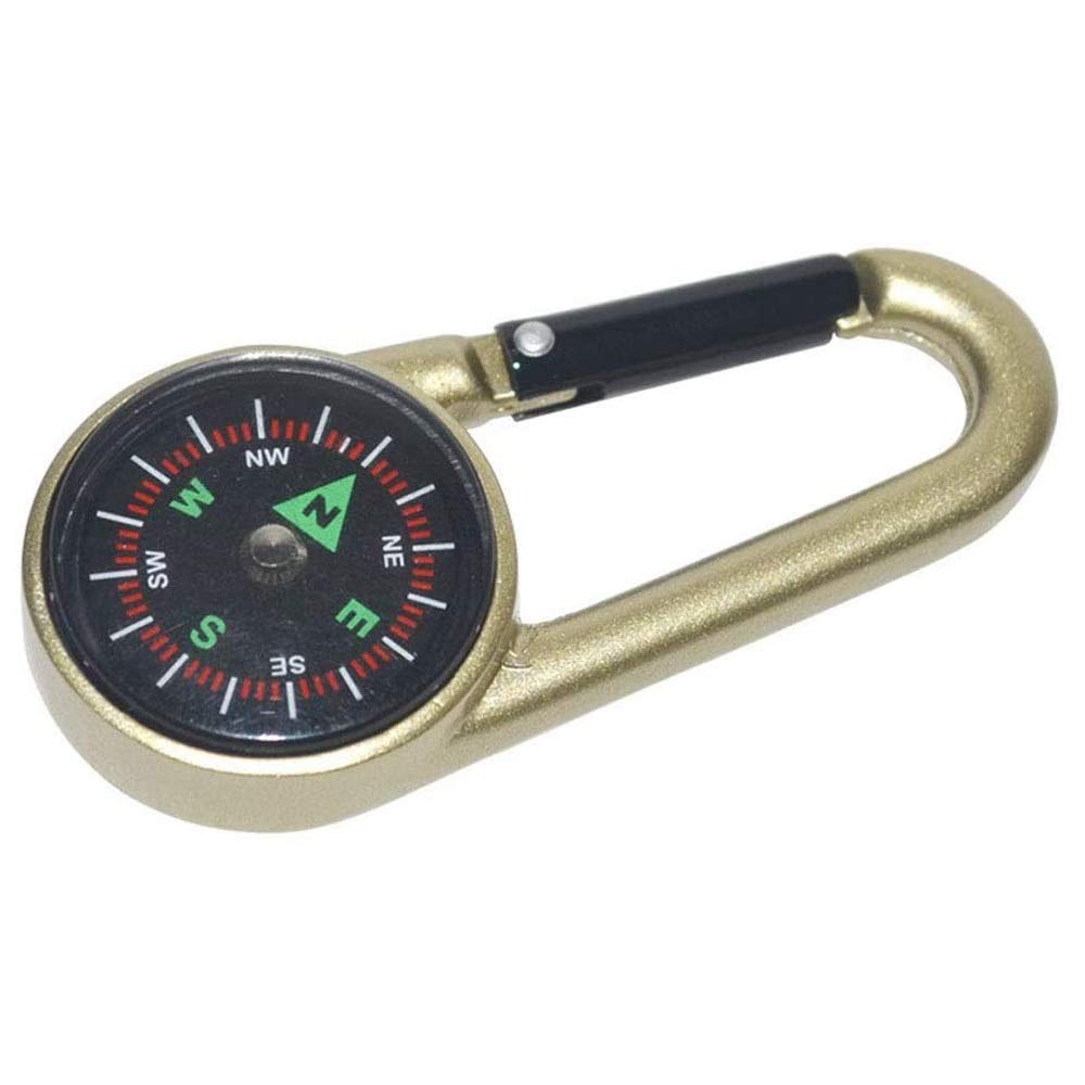 Bussola portatile, bussola portatile multifunzionale in metallo per escursioni/viaggi/campeggio
