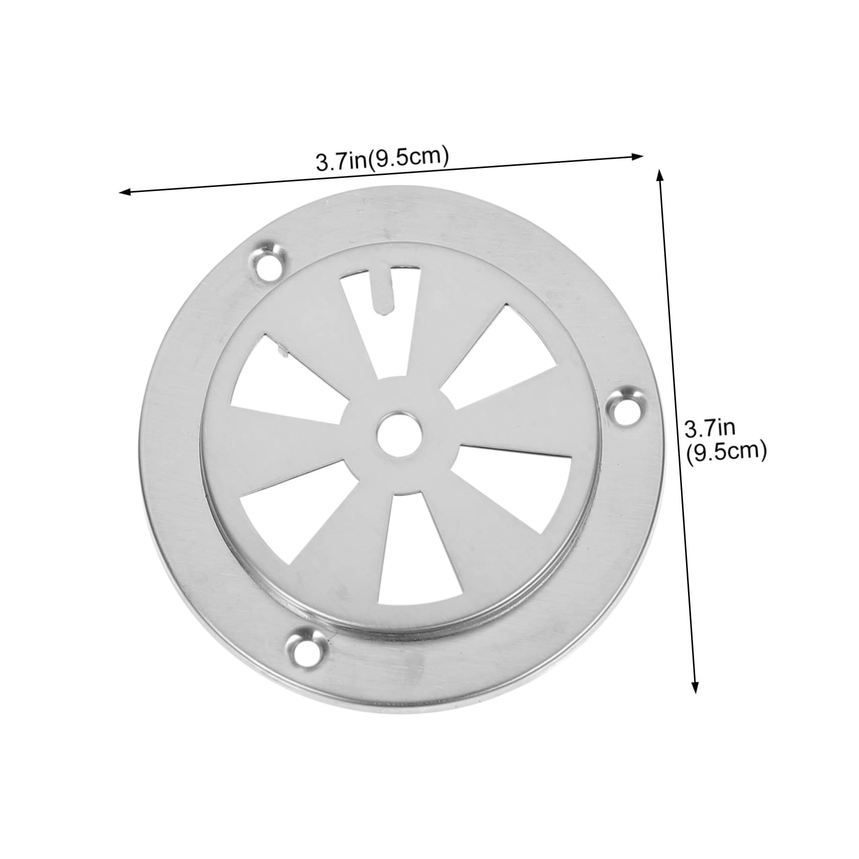 COLLBATH Stainless Steel Oven Air Vent 2pcs Dryer Vent Kit Heat Dissipation Hole for Drying Oven
