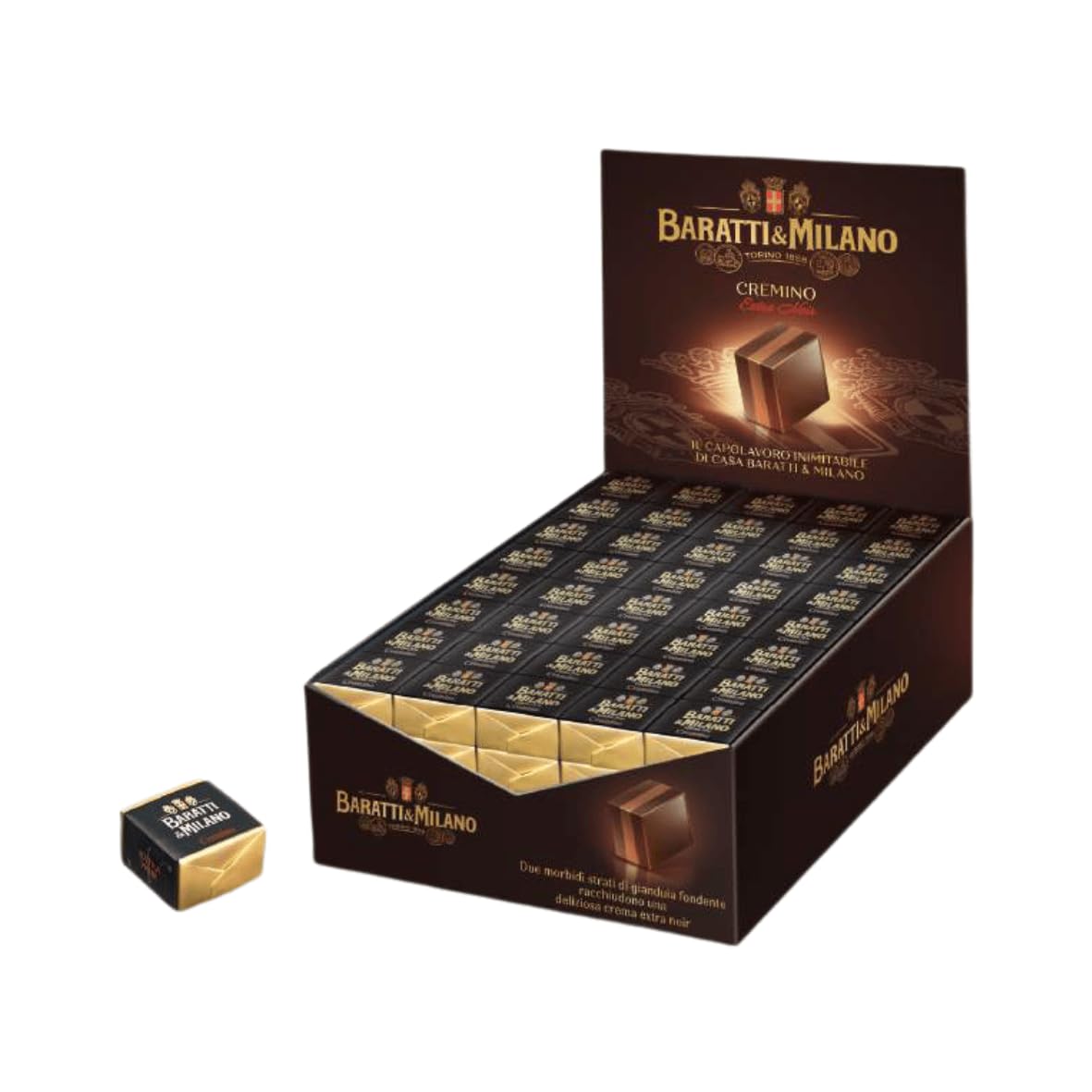 Cioccolatini Cremino Baratti & Milano Extra Noir 1 Espositore da 200 pz
