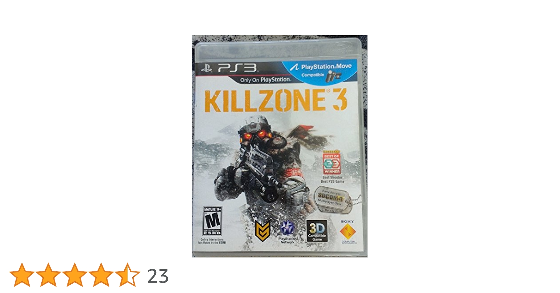 Amazon | NEW Killzone 3 PS3 (Videogame Software) (輸入版
