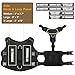 WINSEE Service Dog Vest Harness for Large Dog, Tactical Working MOLLE Vest with 10 Pet Patches, No Pull Heavy Duty Harness for Training Walking