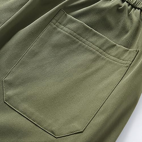 Mens Cargo Pants Relaxed Fit - Tactical Pant for Men Workout Joggers Stretch Sweatpants Hiking Drawstring with Pockets3