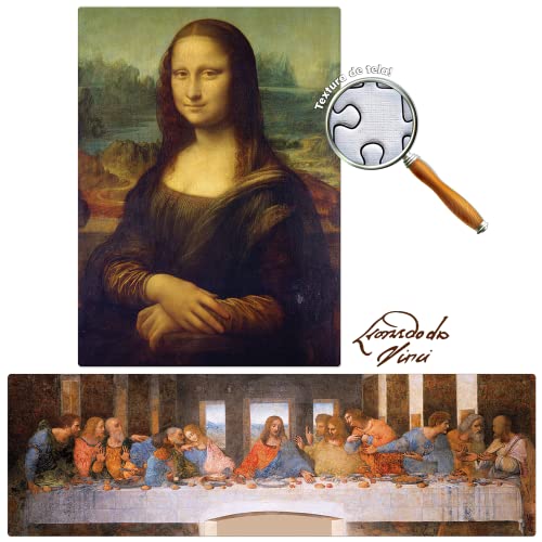 Leonardo da Vinci: Monalisa e A Última Ceia - Quebra-cabeça Combo 1000 + 1500 peças - Toyster Brinqu