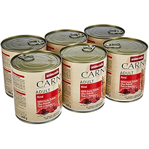 animonda Carny Adult Katzenfutter, Nassfutter für ausgewachsene Katzen, Rind pur Cover