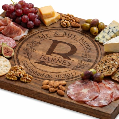 Personalized Engagement Gifts or Wedding Gifts for Couples - Custom Cutting Board Gifts...
