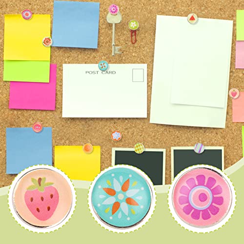 Grevosea 80 Stück Retro Pinnwand Nadeln,Push Pins,Reißnägel,Stecknadeln mit Kopf,Reißzwecken,Metall Reißnagel,Polster Reißzwecken für Bulletin Board Kork Boards Fotos Wand Home Office Decors