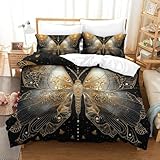 Diseño de cremallera: la cremallera oculta cosida hace que sea fácil poner y quitar la ropa de cama rápidamente. La funda de almohada es como sobre, sin cremallera o botones. 4 cintas en las esquinas ocultas evitan que el edredón se deslice.