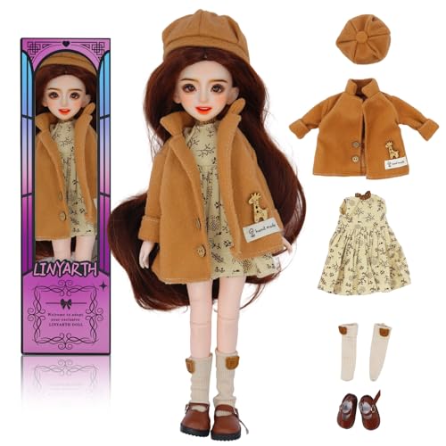 Muñeca Anime BJD articulada 30 cm con ropa y soporte miniatura 1