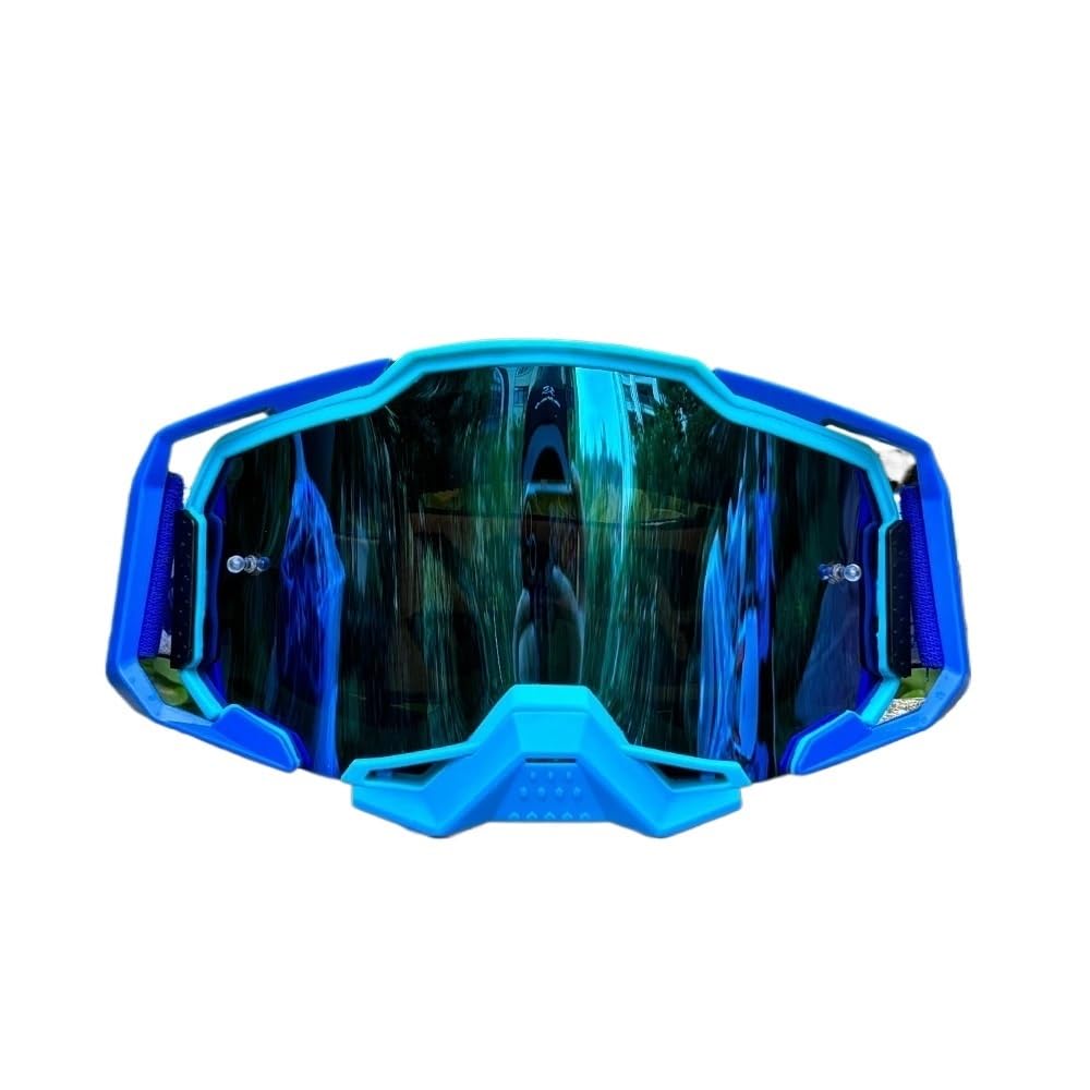 Generico Occhiali Moto,Mascherina Moto,Mascherina Motocross Occhiali da sole for motocross moto for esterni for occhiali for casco