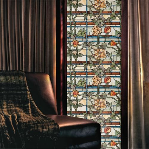 Vinilo Decorativo Vidrio Templado Marrón Verde 40x300 cm miniatura 2