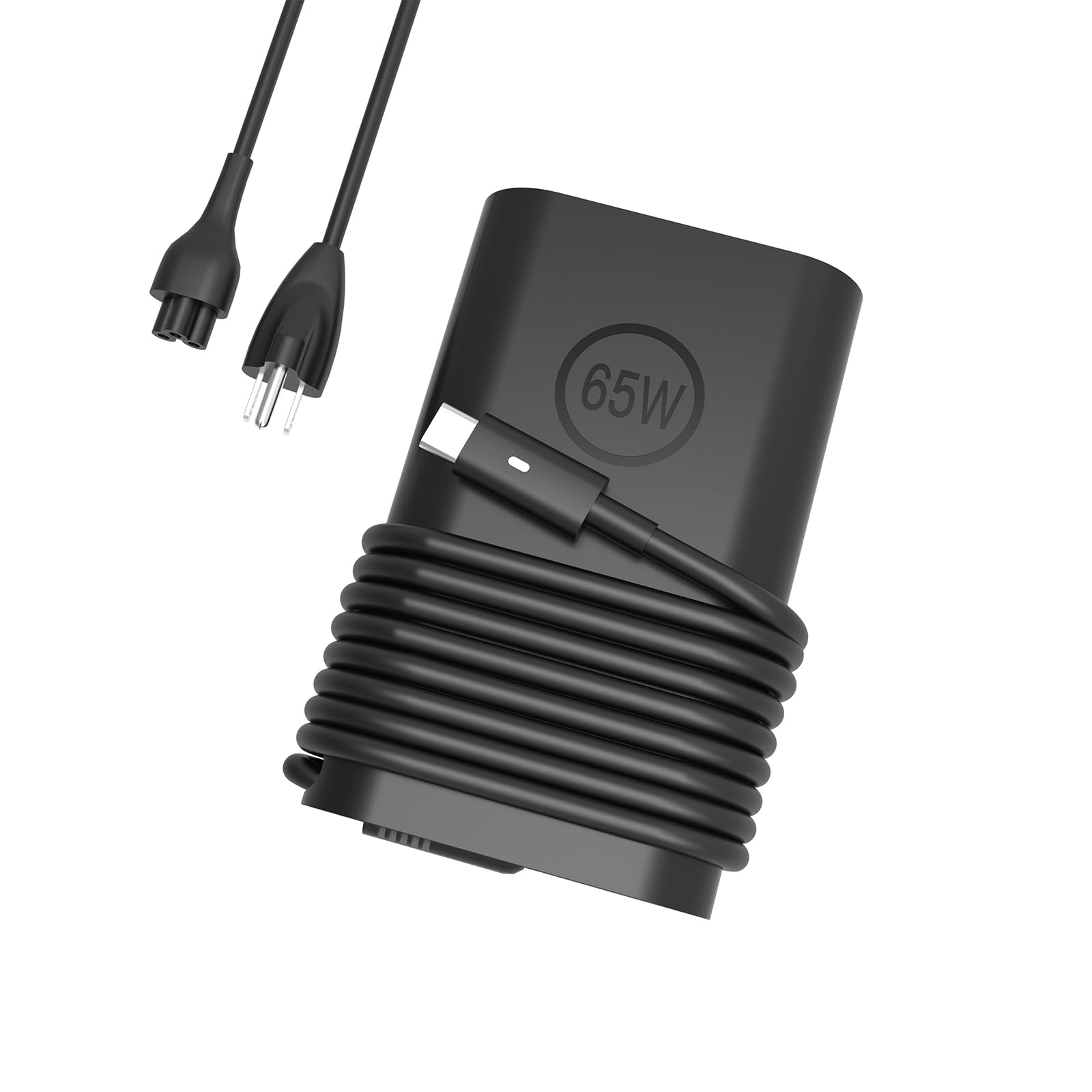 Caricabatterie USB-C 65W Per Dell Latitude, XPS, Chromebook - Alimentatore Tipo C Con Cavo - Compatibile Con 5420 5520 7390 9360 E Molti Altri