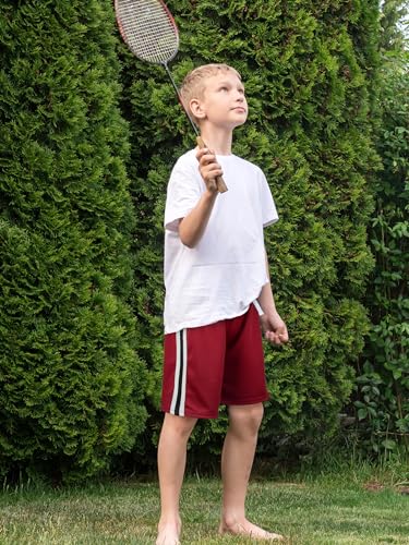 5 pack boys shorts boys athletic basketball mesh kids soccer gym shorts clothes quick dry active sports shorts