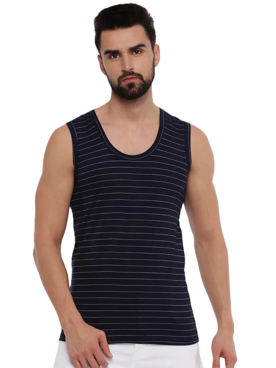 poomex Men's Cotton Safari CP Colour Vest - Pack of 5# CP Vest # Multicolour # Premium Wear #-picture-23