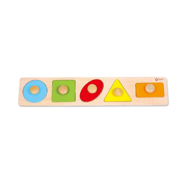 CLASSIC WORLD CW-3644 - Puzle de formas geométricas de madera