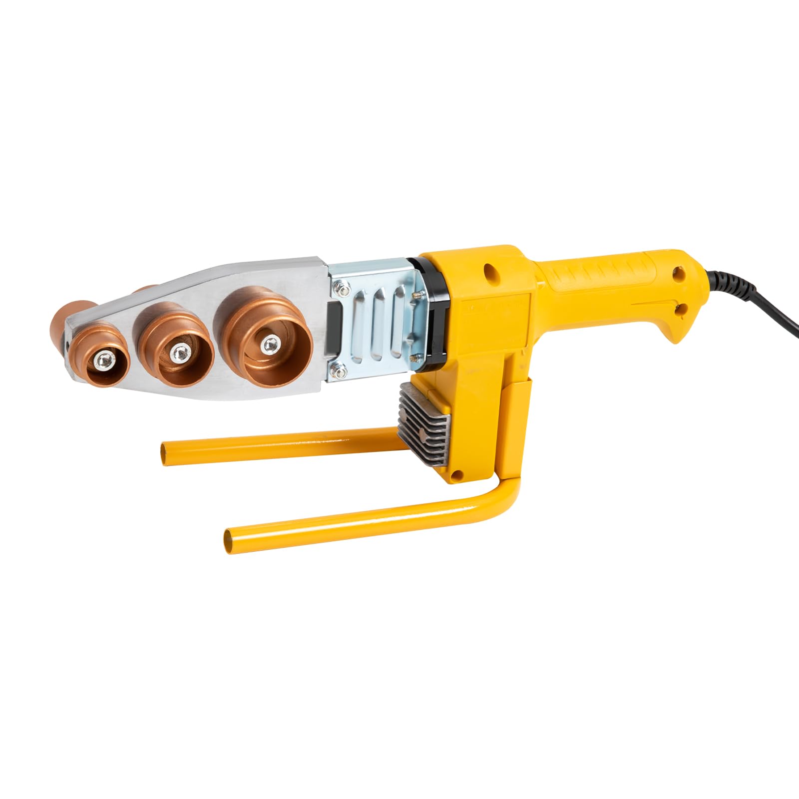 Schweißgerät 1000W Für Kunststoffrohre - Heißlötgerät Für PPR, PE, PVC Rohre Bis 63mm | Mit 6 Schweißköpfen & Transportkoffer