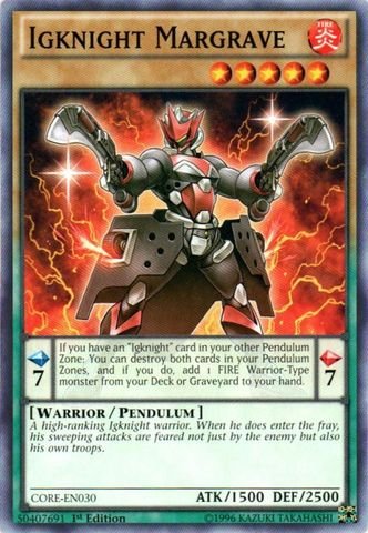 BaK Yu-Gi-Oh!] [Thẻ Bài Chính Hãng] Igknight Lancer |AE| Rare