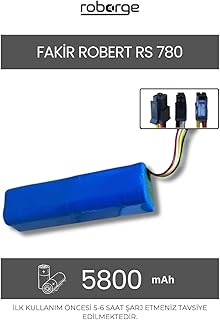 Fakir RS780 Robot Süpürge Uyumlu Batarya 5800 mAh - Muadil Ürün