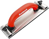 Vista 4 de Goldblatt Drywall Sanding Block, Hand Sander with Handle, Sandpaper Holder Tool for Wood, Drywall, Metal, Auto Body Polishing