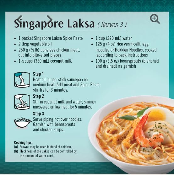 Miniatura 4 de Singapur Laksa 6 unidades por Asian Home Gourmet.