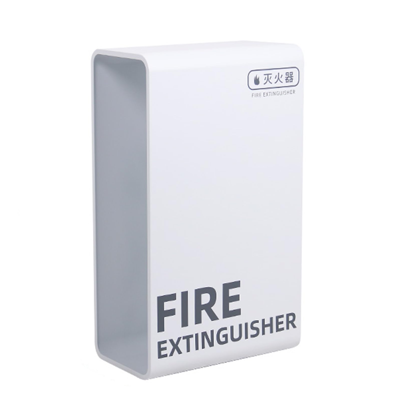 Extintor de incendios, Caja de soporte for extintor, gabinete multifuncional, soporte decorativo(White,Size M)