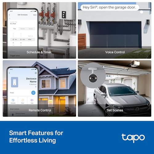 Miniatura 7 de Tapo S110E - Módulo interruptor inteligente Wi-Fi + Bluetooth, contact seco/húmedo, monitor de energía, compatible con Matter, Alexa, Google Home y Apple Home