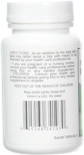 Vista 3 de Suplemento dietario pastillas de orotato de litio NCI Advanced Research Dr. Hans Nieper, 200 unidades, Paquete de 2, 1