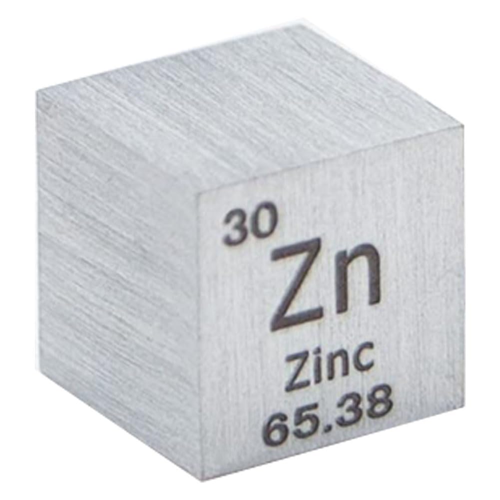 Deger Cubos de 15 piezas cubos de densidad de metal elementos de alta densidad cubos para colección Elements Lab Hobby elementos pesados fácil de usar