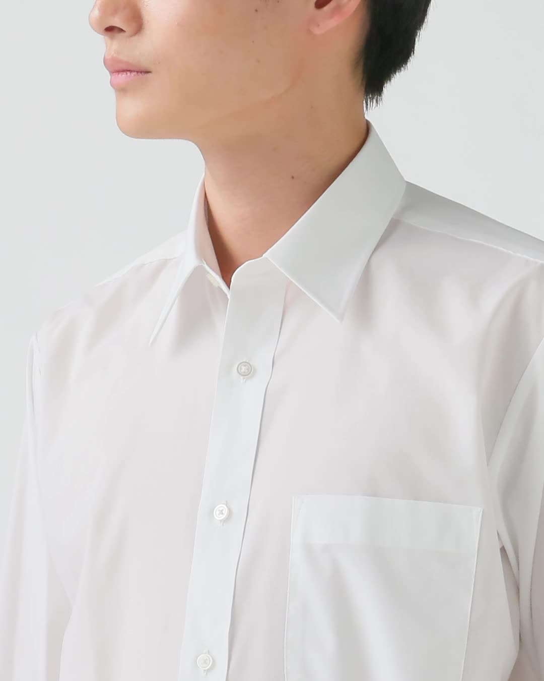 コナカ ワイシャツ　形態安定シャツ　6枚　ボタンダウン　ワイド　サイズM 服/ファッション シャツ メンズ DUKEMORGAN】【形態安定】ボタンダウンワイシャツ/パープル×チェック