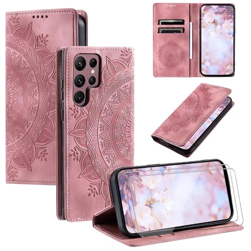 Funda para LG G6, Funda Tapa Libro Movil Carcasa PU Cuero Funda para LG G6 [Protección Completa] [Ranura Tarjeta][Función Soporte],Rosa