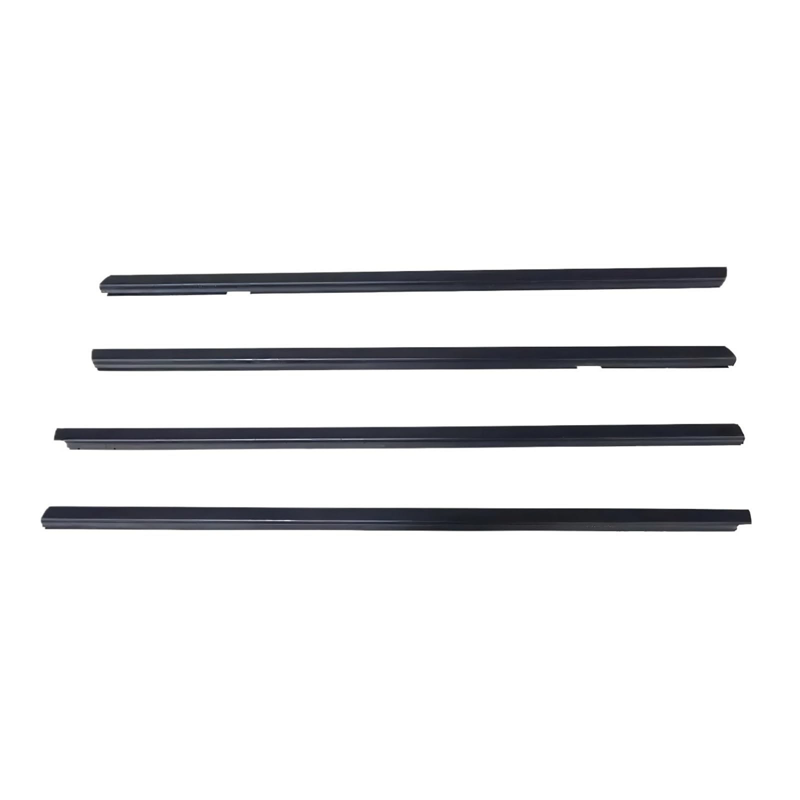 Atgcbcauf One Color 4Pcs Car Outer Window Rubber Weatherstrip Seal Belt Moulding Trim For Jeep For Grand Cherokee Ii Wj Wg 1998-2005