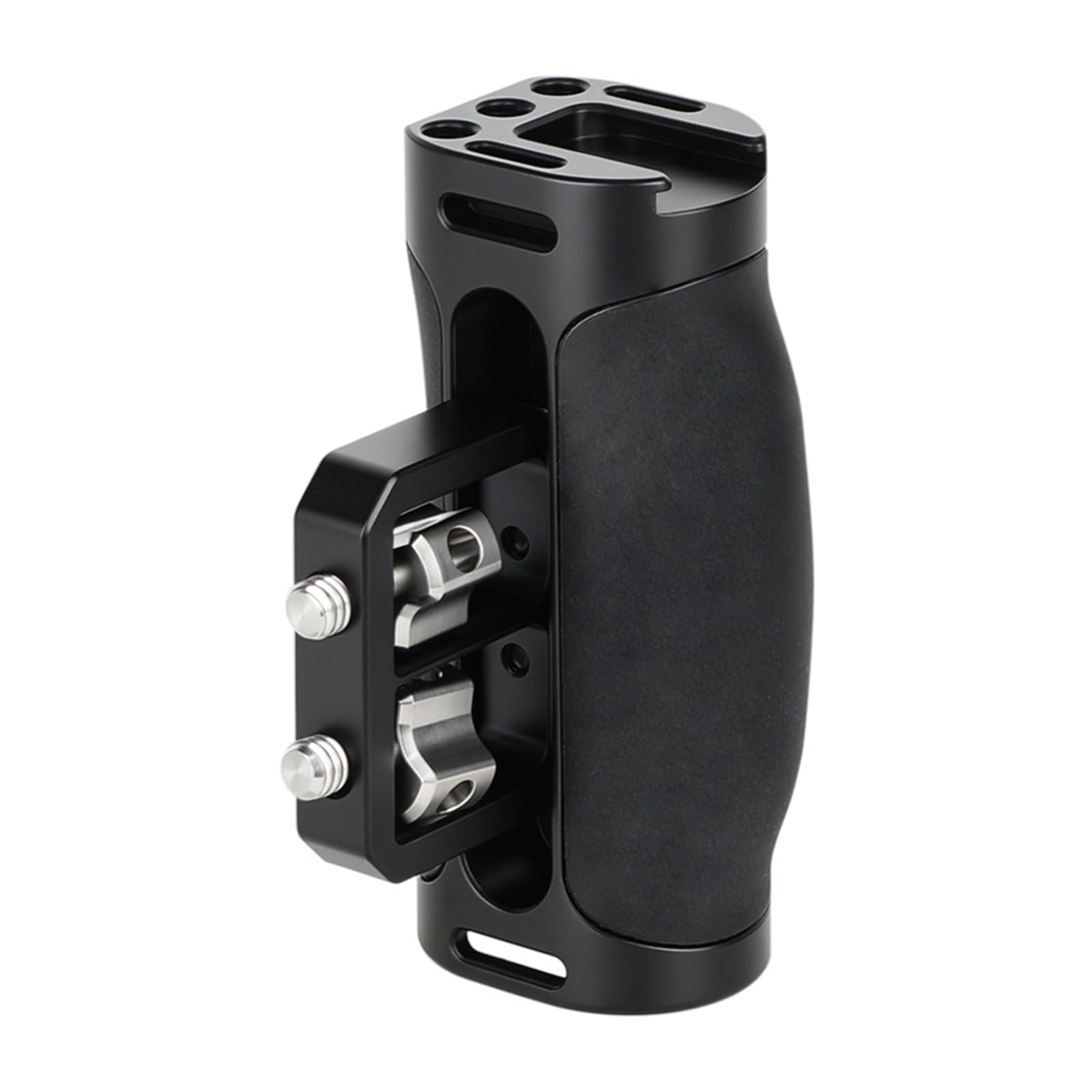 Poignée latérale ergonomique avec vis de 1/4" pour cage d'appareil photo reflex numérique, empêche le glissement, accessoires de montage facile, poignée de photographie Vlog