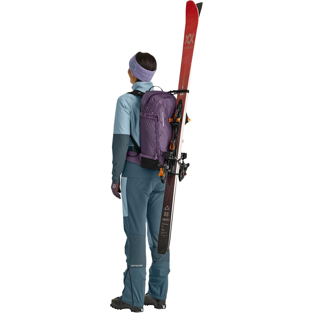ORTOVOX Switchback 25 S 49250 WILD BERRY lila Skitourenrucksack 25 Liter egonomischer Skitourenrucksack leicht und kompakt ideal für Skitouren und Freeriden 25, violett, 25