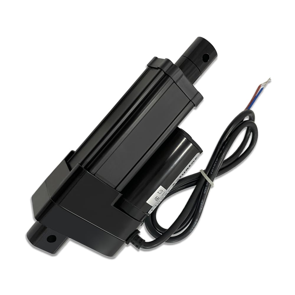 2" (50mm) Stroke 12V Silent Electric Linear Actuator Black