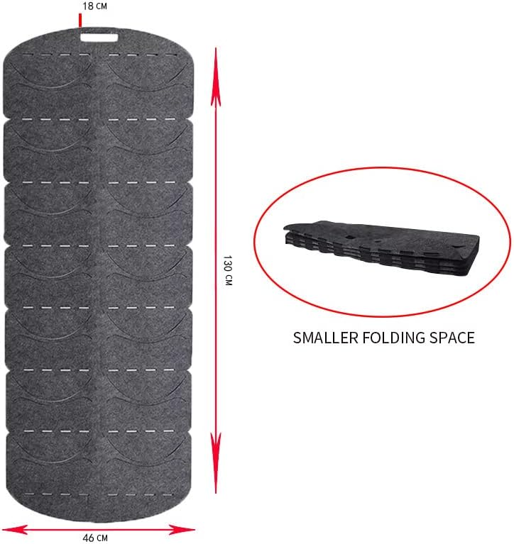 Miniatura 5 de Perchero para gorras de béisbol, organizador de gorras para puerta y pared con 14 bolsillos profundos transparentes, soporte no tejido para